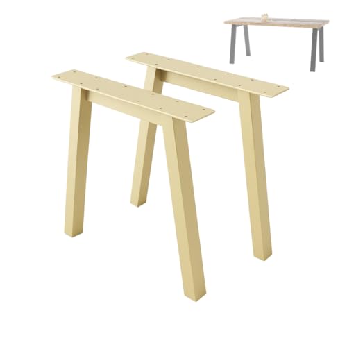 NWELD Tischfüsse Tischbeine Metall Gold 43x72x11cm Tischkufen DIY - Tischbein Set - Tischfuß Loft. Industriestil für Couchtisch. Esstisch. Schreibtisch NWELD Tischfüsse Tischbeine Metall Gold 43x72x11cm Tischkufen DIY - Tischbein Set - Tischfuß Loft. Industriestil für Couchtisch. Esstisch. Schreibtisch von NWELD