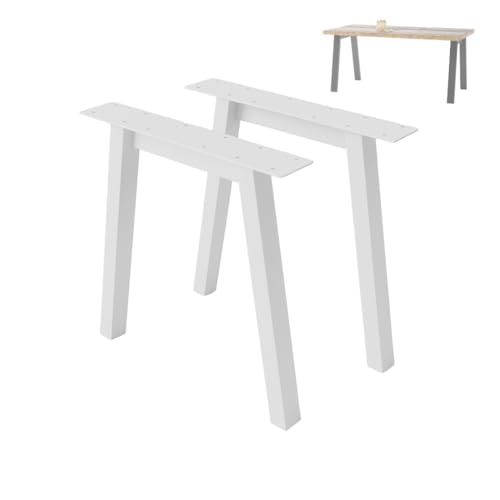 NWELD Tischfüsse Tischbeine Metall Weiß 43x72x11cm Tischkufen DIY - Tischbein Set - Tischfuß Loft. Industriestil für Couchtisch. Esstisch. Schreibtisch NWELD Tischfüsse Tischbeine Metall Weiß 43x72x11cm Tischkufen DIY - Tischbein Set - Tischfuß Loft. Industriestil für Couchtisch. Esstisch. Schreibtisch von NWELD