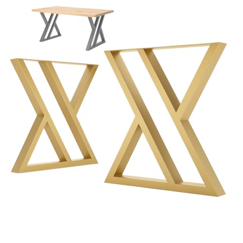 NWELD Tischfüsse Tischbeine Metall Zickzack Gold 43x43x3cm Tischkufen DIY - Tischbein Set - Tischfuß Loft. Industriestil für Couchtisch. Esstisch. Schreibtisch NWELD Tischfüsse Tischbeine Metall Zickzack Gold 43x43x3cm Tischkufen DIY - Tischbein Set - Tischfuß Loft. Industriestil für Couchtisch. Esstisch. Schreibtisch von NWELD