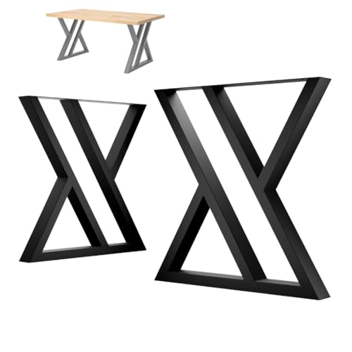 NWELD Tischfüsse Tischbeine Metall Zickzack Schwarz 72x72x7cm Tischkufen DIY - Tischbein Set - Tischfuß Loft. Industriestil für Couchtisch. Esstisch. Schreibtisch NWELD Tischfüsse Tischbeine Metall Zickzack Schwarz 72x72x7cm Tischkufen DIY - Tischbein Set - Tischfuß Loft. Industriestil für Couchtisch. Esstisch. Schreibtisch von NWELD