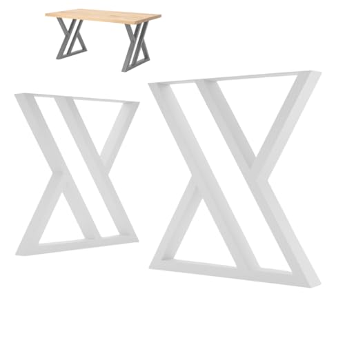 NWELD Tischfüsse Tischbeine Metall Zickzack Weiß 43x43x3cm Tischkufen DIY - Tischbein Set - Tischfuß Loft. Industriestil für Couchtisch. Esstisch. Schreibtisch NWELD Tischfüsse Tischbeine Metall Zickzack Weiß 43x43x3cm Tischkufen DIY - Tischbein Set - Tischfuß Loft. Industriestil für Couchtisch. Esstisch. Schreibtisch von NWELD