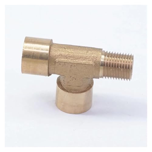 1/4" BSPP Male-Female-Female Tee 3 Ways Reduce Brass Pipe Fitting Connector NWPNLXEA von NWPNLXEA