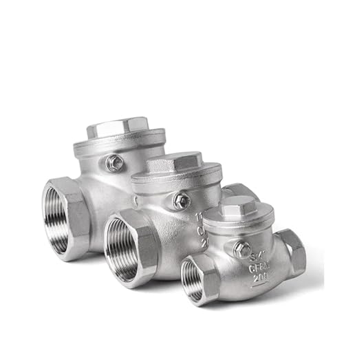 1PC 1-1/2" BSP internal thread horizontal check valve SS304 stainless steel swing check valve 1PC 1-1/2" BSP internal thread horizontal check valve SS304 stainless steel swing check valve von NWPNLXEA