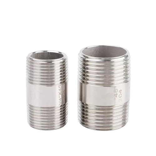 1PC 1" Thickened double-ended external wire 304 stainless steel high pressure welding external wire height 100mm von NWPNLXEA