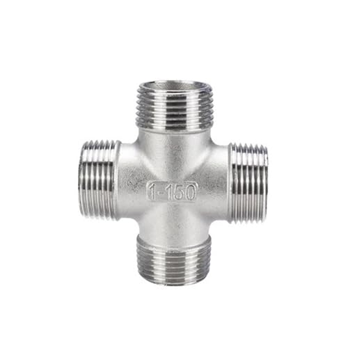1pc 1/4" BSP 304 Stainless steel pipe fittings External 4-way adapter pipe fittings NWPNLXEA von NWPNLXEA