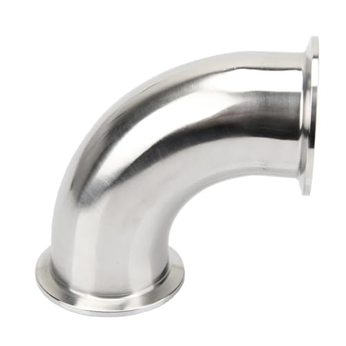 2" 51mm Pipe OD Tri Clamp Ferrule OD 90 Degree Elbow Pipe Fitting Stainless Steel 304 Homebrew von NWPNLXEA