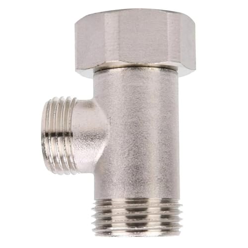 Brass 3/8' Tee Joint 3 Way Plumping Pipe Fittings Chrome Plated T Filling Valve Bidet Water Heater Bathroom Accessori NWPNLXEA von NWPNLXEA