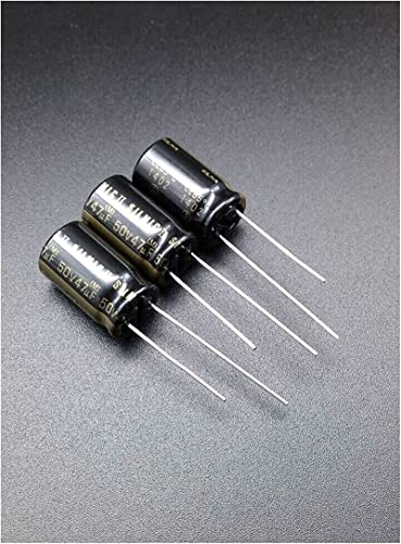 Elemente der Energiespeicherung Kondensator-Kit 10 Stück/30 Stück 47 uF/50 V Neue Spot-Elektrolytkondensatoren Elektronisches Zubehör (Size : Taglia unica) von NWPNLXEA