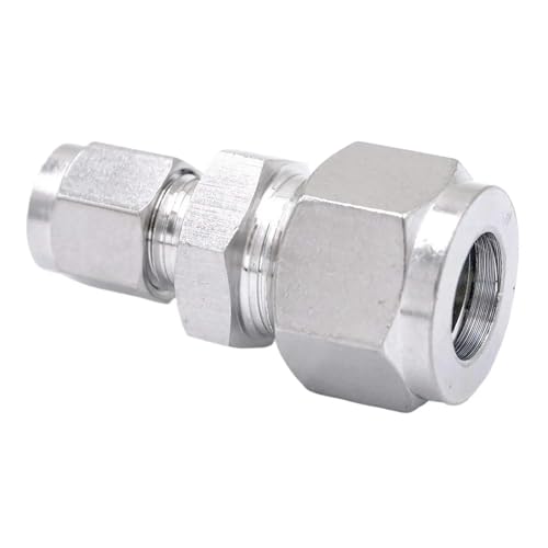 Fit Tube O.D 6mm To 8mm 304 Stainless Reducer Sleeve Ferrule Pneumatic Air Connector Pipe Adapter von NWPNLXEA