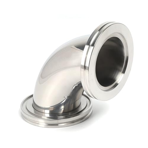 ISO80 Vacuum 90 degree Elbow Stainless Steel 304 Pipe Flange Adapter Corner Bend Pipe Joint von NWPNLXEA