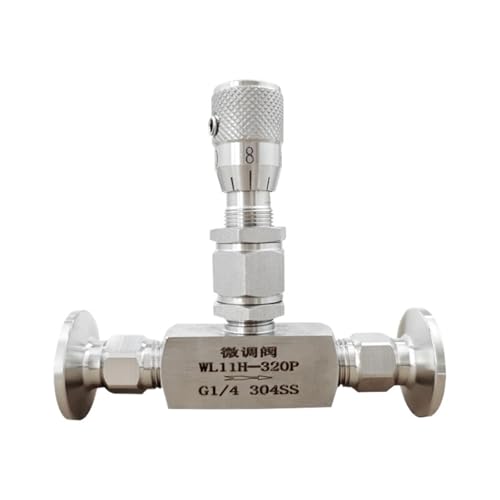 KF50 vacuum Flow Regulating Valve Metering Controller Needle Valve For Water Gas Oil 304 Stainless Steel NWPNLXEA KF50 vacuum Flow Regulating Valve Metering Controller Needle Valve For Water Gas Oil 304 Stainless Steel NWPNLXEA von NWPNLXEA