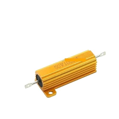 NWPNLXEA 5PCS 50W-8.2 Ohm Wirewound Resistor RX24 Aluminum Power Metal Shell Case Resistance von NWPNLXEA