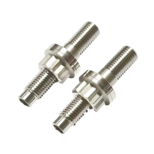NWPNLXEA Titanschrauben M8 x 40 mm, M10 x 50 mm, TC4 GR5 (M10 x 1,25, Länge 55 mm), 2 Stück von NWPNLXEA