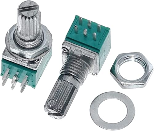 Relais RK097N B5K B10K B20K B50K B100K B100K B500K Audio-Verstärker versiegeltes Potentiometer 15 mm Schaftwiderstandselemente (Größe: 20 K Ohm) von NWPNLXEA