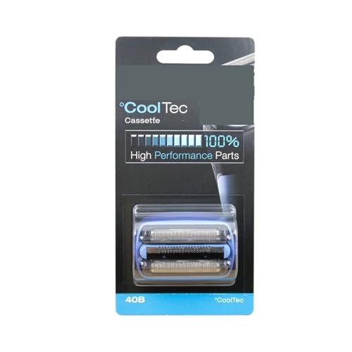 Kompatibel Mit Braun BN40B CoolTec Kassettenrasierer, Ersatzrasierklinge, Präzisionskamm, Blauer Rahmen, Passend Zu CT2s, CT2cc, CT4S, CT4cc, CT5cc(1pcs) von NWPZVKZEJ