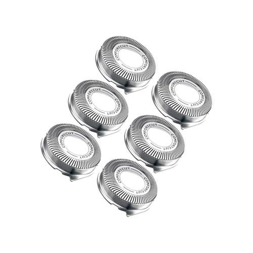 SH30 Rasierer-Ersatzkopf, Kompatibel Mit Philips Rasierern Der Serien 3000, 2000, 1000 Und S738 Click And Style, ComfortCut-Scherköpfe, Zubehör(6pcs) von NWPZVKZEJ