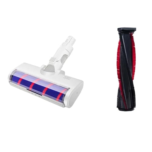 Staubsaugerbürstenkopf, Kompatibel Mit Xiaomi, Kompatibel Mit Mijia, 1C K10 G9 G10 G9Plus G10Plus G9Pro G10Pro Zubehör Teppichbürstenkopf Mit LED-Licht-Motorkopf(Set 1) von NWPZVKZEJ