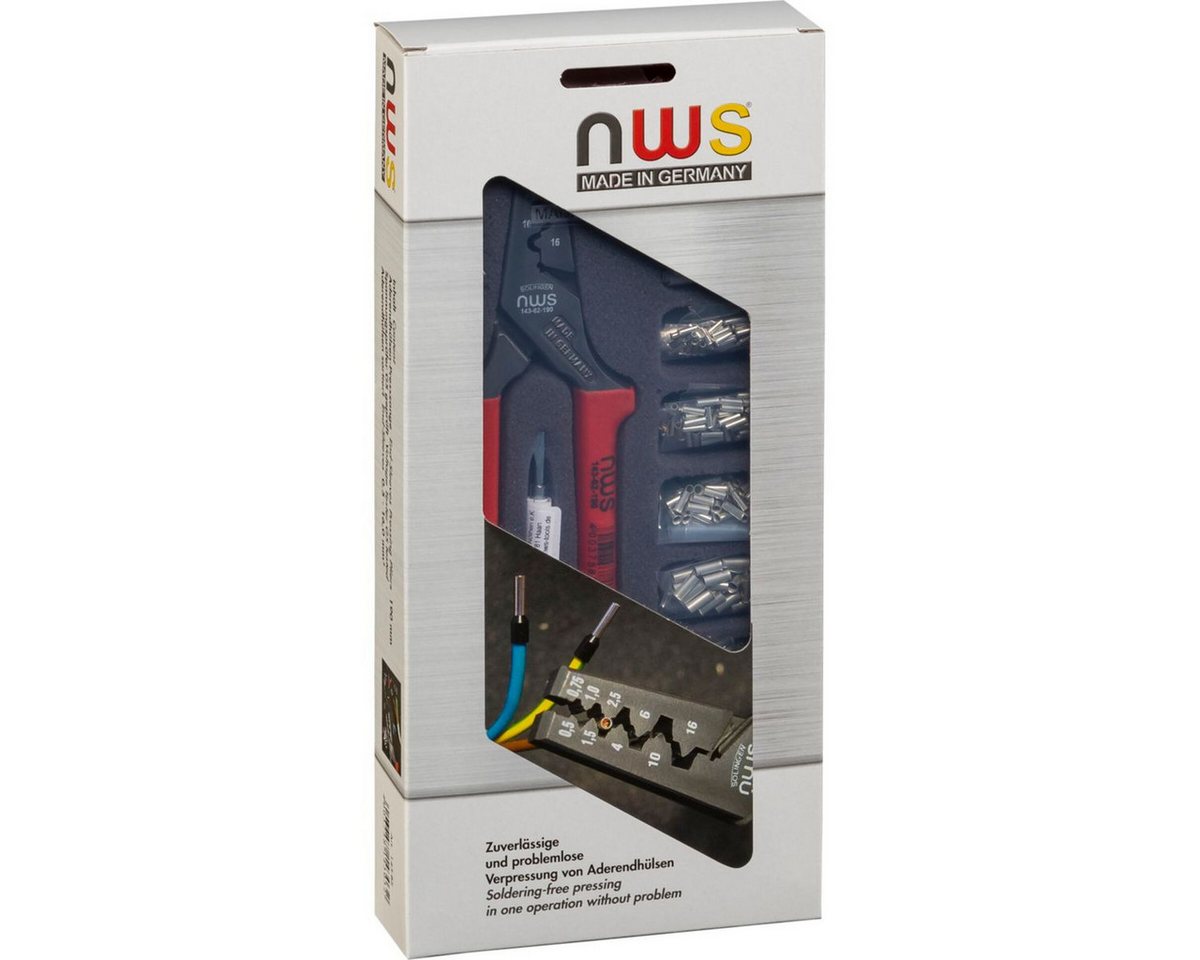 NWS Bit- und Steckschlüsselset Presszange und Aderendhülsen -Sortiment NWS Bit- und Steckschlüsselset Presszange und Aderendhülsen -Sortiment von NWS