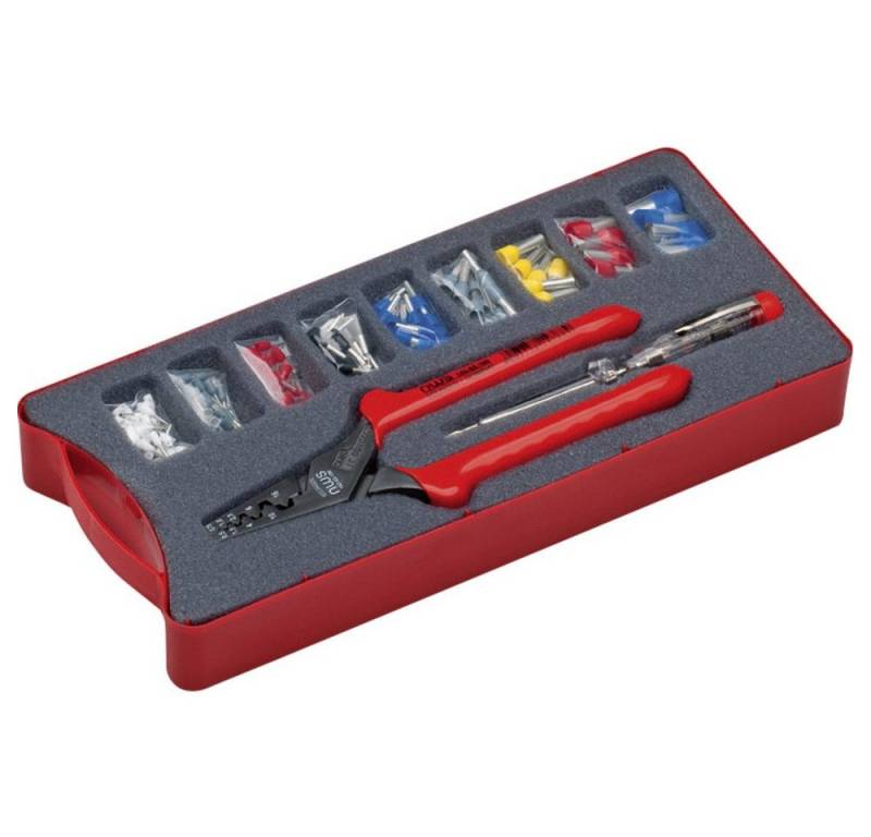 NWS Crimpzange NWS 143-BIS Crimp-Set 152teilig Aderendhülsen 0.5 bis 16 mm² Inkl. Ad von NWS