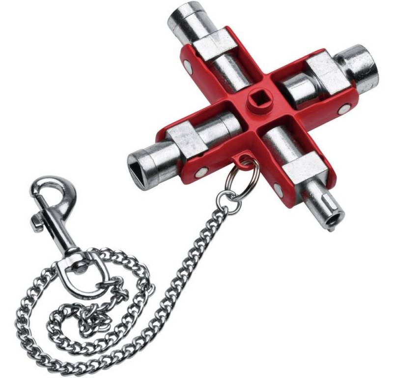 NWS Verteilerbox NWS 2005-6-SB Schaltschrankschlüssel Zinkdruckguss Rot 1 St. von NWS