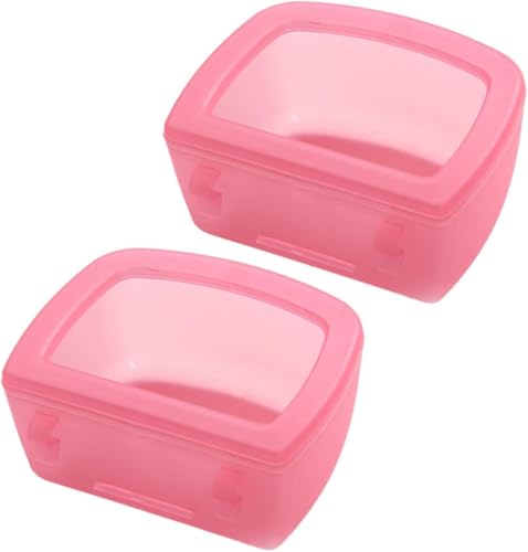 2 x Hundenäpfe für Drahtkäfige oder -kisten, kein Verschütten, Mehrzweck-Wassernapf für kleine Hunde, Rosa 2 x Hundenäpfe für Drahtkäfige oder -kisten, kein Verschütten, Mehrzweck-Wassernapf für kleine Hunde, Rosa von NWTDHH