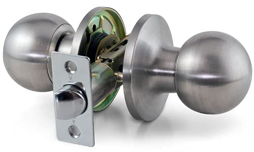 Nx Kugelknauf-Set für Durchgangstüren, Edelstahl, 60-70 mm, 50 mm von Nx