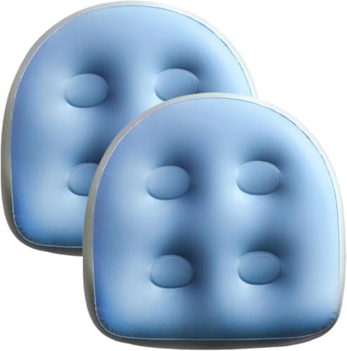 NXJJGQVM 2 x aufblasbare Sitzerhöhungen, Whirlpool- und Rückenstütze, PVC-Sitzkissen mit Saugnäpfen für Erwachsene NXJJGQVM 2 x aufblasbare Sitzerhöhungen, Whirlpool- und Rückenstütze, PVC-Sitzkissen mit Saugnäpfen für Erwachsene von NXJJGQVM