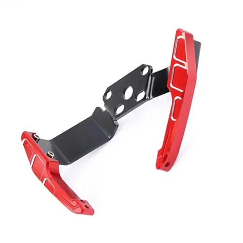 Haltegriff für Beifahrer Für CFMOTO 400NK NK 400 Motorradzubehör CNC-Aluminiumlegierung Hintere Beifahrerarmlehne Soziussitz Haltegriff Handlauf Lenker(Rosso) von NXLJA