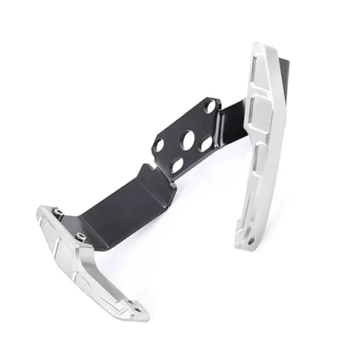 Haltegriff für Beifahrer Für CFMOTO 400NK NK 400 Motorradzubehör CNC-Aluminiumlegierung Hintere Beifahrerarmlehne Soziussitz Haltegriff Handlauf Lenker(Silver) von NXLJA