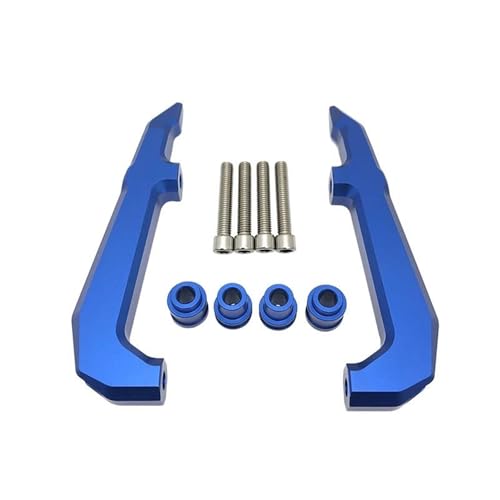 NXLJA Haltegriff für Beifahrer Für H-ONDA Grom MSX 125 2021 2022 Motorrad CNC-Aluminiumlegierung Beifahrer-Hinterarmlehne Zubehör Sitzseitenarmlehnenschutz Handgriffe(Blu) von NXLJA