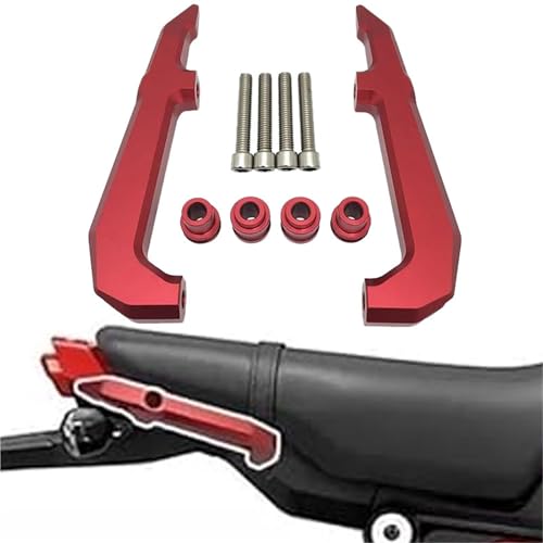 NXLJA Haltegriff für Beifahrer Für H-ONDA MSX125 MSX 125 2021 2022 2023 Motorradzubehör CNC-Aluminiumlegierung Sozius-Handlauf Soziusgriff-Handlauf(Rosso) von NXLJA