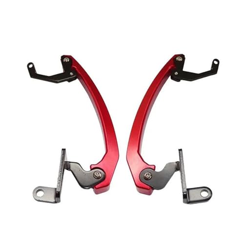 NXLJA Haltegriff für Beifahrer Für Yamaha MT-07 MT07 2014 2015 2016 2017 Motorrad Armlehne Rücksitz Haltegriff Griffe Sitz Hand Armlehne Griff Schwanz Zubehör(Rosso) von NXLJA