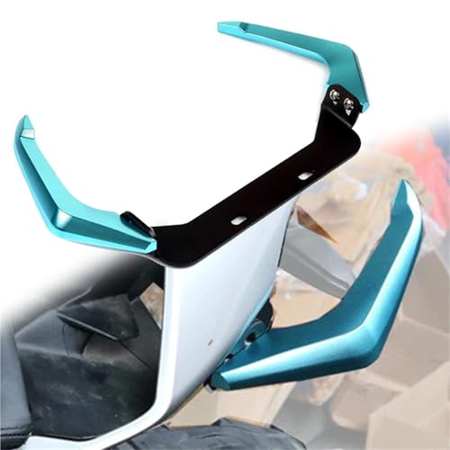 NXLJA Haltegriff für Beifahrer Motorrad CNC Aluminiumlegierung Hinten Handlauf Beifahrerhandgriffe Handgriff Haltegriff Griff Armlehne Zubehör Für CFMOTO 300 NK NK300(Light Blue) von NXLJA