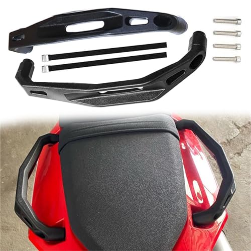 NXLJA Haltegriff für Beifahrer Motorrad Schwanz Hinten Sitz CNC Aluminium Passagier Sozius Griff Haltegriffe Armlehne Grip Zubehör Für Yamaha XTZ 700 2019-2023 2022 2021 2020 von NXLJA