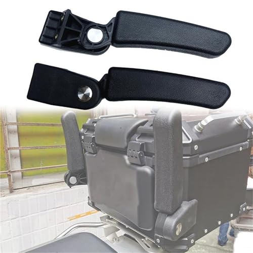 NXLJA Haltegriff für Beifahrer Motorradzubehör, 2-teiliges Beifahrerarmlehnen-Klappbox-Rücksitzarmlehnen-Kit, Seitlicher Handlauf Für BMW F850GS F 850 ​​GS 2018-2021 2022 2023 von NXLJA