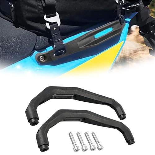 NXLJA Haltegriff für Beifahrer Motorradzubehör Beifahrer-Armlehne Hinten Soziussitz Sitz Haltegriff Handlauf Lenker Für Yamaha XTZ700 2019 2020 2021 2022(Nero) von NXLJA