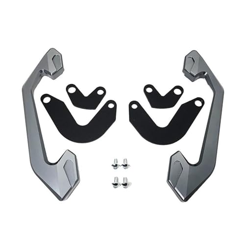NXLJA Haltegriff für Beifahrer Motorradzubehör Passagier Sozius CNC Aluminiumlegierung Handlauf Soziusgriff Handlauf Für H-ONDA CB650R CB 650R 2019 2020 2021(Titanium) von NXLJA