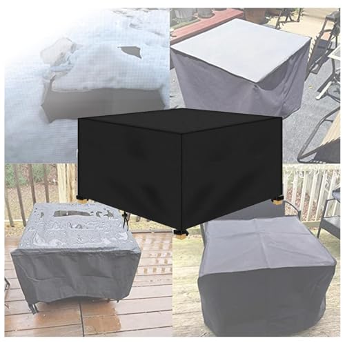 NXMYDBD Gartenmöbel Abdeckung Wasserdicht 135x130x80cm/LxWxH Schwarz Abdeckung für Esstisch 420D Oxford Gewebe Anti-UV Staubfest Schutzhülle für Tisch und Stühle Abdeckplane Gartenmöbel Abdeckhaube NXMYDBD Gartenmöbel Abdeckung Wasserdicht 135x130x80cm/LxWxH Schwarz Abdeckung für Esstisch 420D Oxford Gewebe Anti-UV Staubfest Schutzhülle für Tisch und Stühle Abdeckplane Gartenmöbel Abdeckhaube von NXMYDBD