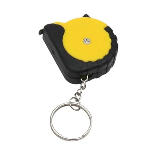 Keychain Lurer Metric Tape Sturdy Construction Genaue Messungen Compact Design Dual-Side-Messung Einfach zu tragen (Silber) von NXNONEPD