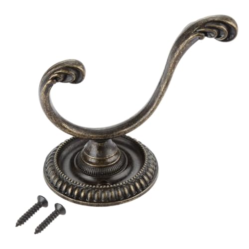 NXNONEPD 1PC Antique Door Hanger Hooks Vintage Bathroom Wall Hanger Hats Bag Keychain Zinc Alloy Hook Coat Wall Hooks with Screws(5.4cm) von NXNONEPD