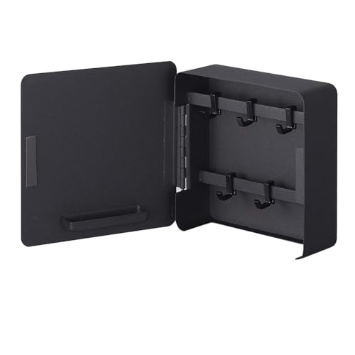 NXNONEPD Wandhunger Veranda Taste Rack Magnet Rack Schlüsselschrank Schlüsselbund-Halter-Organizer Schwarz Schwarz von NXNONEPD