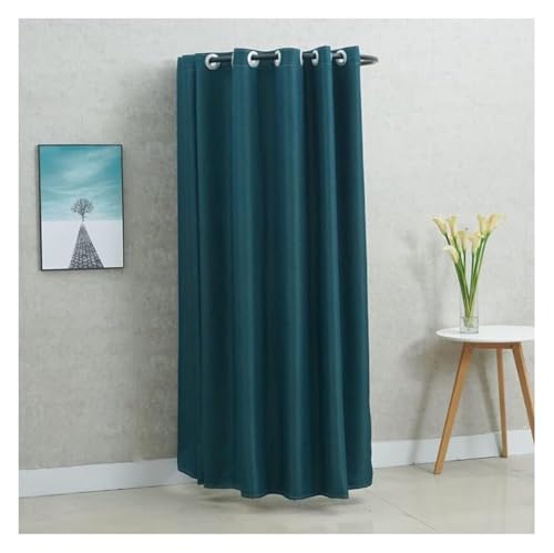 NXSLONE Umkleideraum,Umkleidekabine, Move The Track to Block The Dressing Changing Room, Simple Shade Movable Wardrobe(Blue,85x85cm) von NXSLONE
