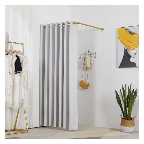 NXSLONE Umkleideraum,Umkleidekabine, Outdoor Simple Mobile Obscures The Changing Room, Floor-Standing Mobile Privacy Protection Fitting Room(Gray-a,90X90X200CM) von NXSLONE