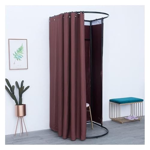 NXSLONE Umkleideraum,Umkleidekabine, Outdoor Simple Mobile Obscures The Changing Room, Mobile Track Privacy Protection Cloakroom(Brown) von NXSLONE