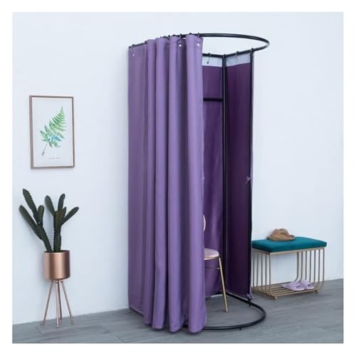 NXSLONE Umkleideraum,Umkleidekabine, Outdoor Simple Mobile Obscures The Changing Room, Mobile Track Privacy Protection Cloakroom(Purple-a) von NXSLONE