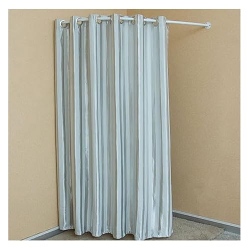 NXSLONE Umkleideraum,Umkleidekabine, Privacy Screen Curtain Kit, Temporary Portable Shelter Partition Changing Room for Boutique, Studio(Silver,80X80X200CM) von NXSLONE