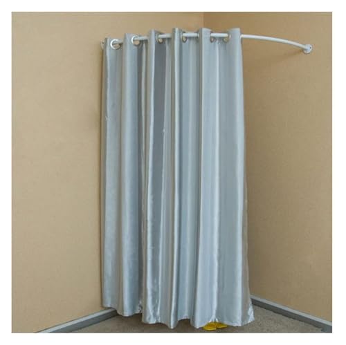 NXSLONE Umkleideraum,Umkleidekabine, Privacy Screen Curtain Kit, Temporary Portable Shelter Partition Changing Room for Boutique, Studio(Silver-a,80X80X200CM) von NXSLONE