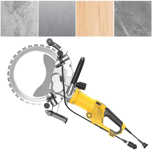 Hochfrequenz-Ringsäge, 5000W Hochleistungs-Betonfugenschneider, Sägeblatt Durchmesser 300/400/500/600 mm, für Wandöffnungen, Tür- und Fenstermodifikationen, Steinschneiden,AC8400 von NYANS