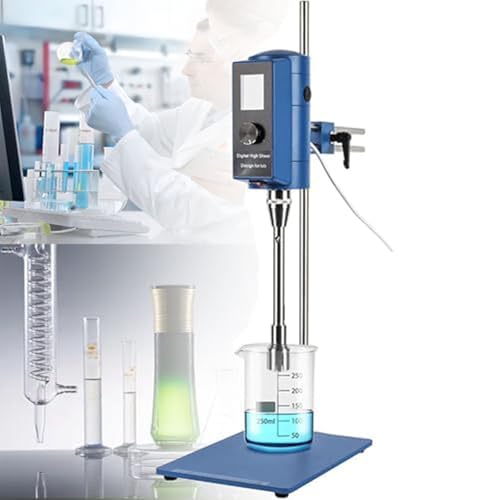 Hochgeschwindigkeits-Dispergier Homogenisator, Labor-Hochgeschwindigkeits-Homogenisator, einstellbarer Labor-Dispergierer-Emulgator mit hoher Scherkraft, LCD-Anzeige, Timer,Screw-type-50F Hochgeschwindigkeits-Dispergier Homogenisator, Labor-Hochgeschwindigkeits-Homogenisator, einstellbarer Labor-Dispergierer-Emulgator mit hoher Scherkraft, LCD-Anzeige, Timer,Screw-type-50F von NYANS
