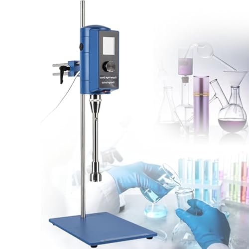 Hochgeschwindigkeits-Homogenisator mit Digitaler Anzeige, Einstellbare Drehzahl Von 2000–28000 U/Min, Effizientes Mischen und Homogenisieren Von Pulvern, Inklusive Ständer,Screw-type-28F Hochgeschwindigkeits-Homogenisator mit Digitaler Anzeige, Einstellbare Drehzahl Von 2000–28000 U/Min, Effizientes Mischen und Homogenisieren Von Pulvern, Inklusive Ständer,Screw-type-28F von NYANS